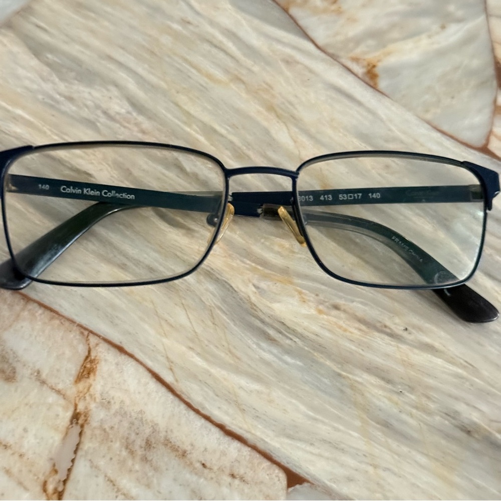 Calvin Klein Collection Rectangular Eyeglasses Fr… - image 7